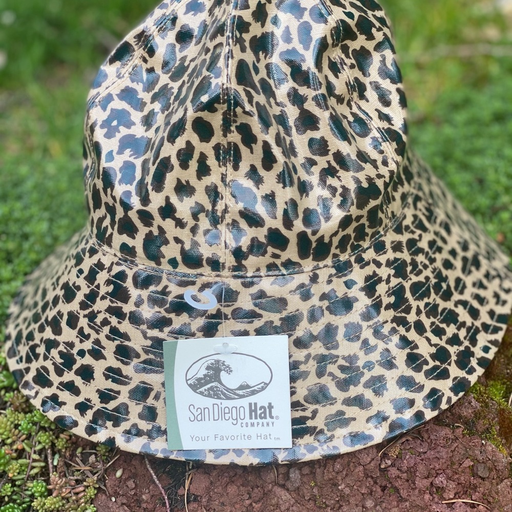 Animal print, rain hat, San Diego Hat Co.